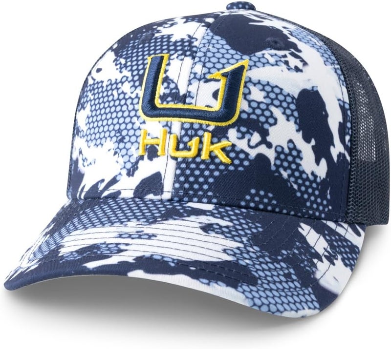 HUK Store Kids Straw Hat, Wide Brim Fishing & Beach Hat for Kids - Image 1